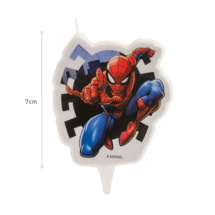 Candela Spiderman, 6 x 6,5 cm