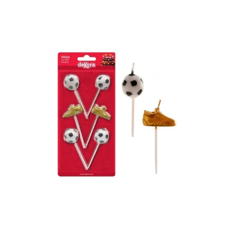 Candele tifoso di calcio, 6 pezzi