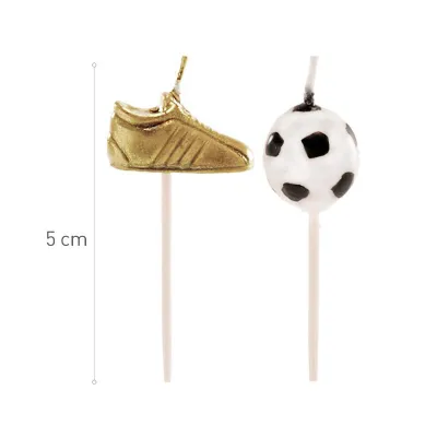 Candele tifoso di calcio, 6 pezzi