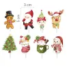 Cake topper natalizio dolce, 16 pezzi