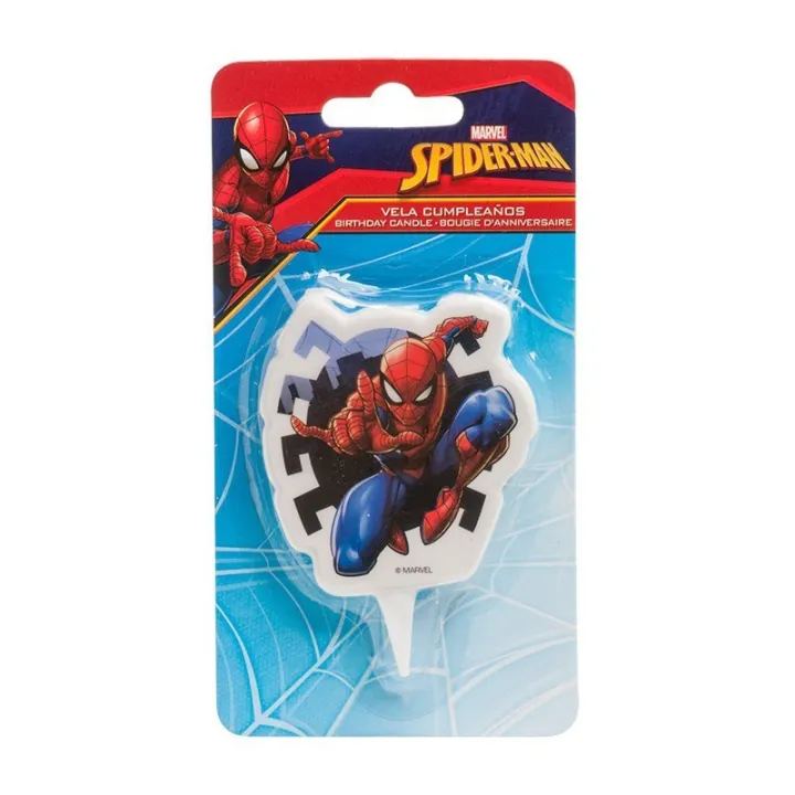 Candela Spiderman, 6 x 6,5 cm