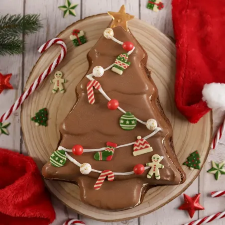 Decorazione natalizia in cioccolato, 12 pezzi