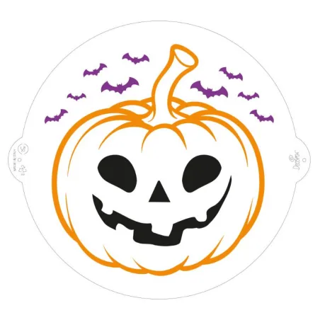 Halloween cookie cutter & stencil set, 4 pieces