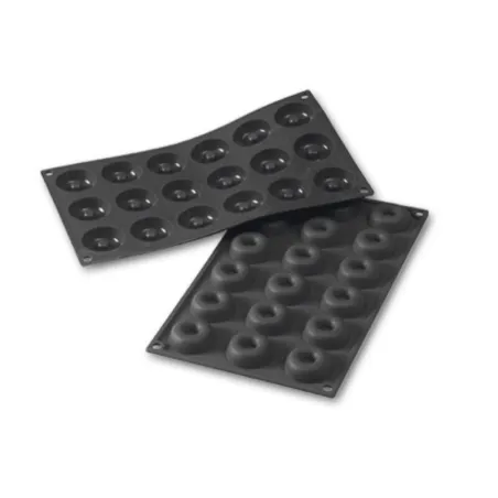Stampo in silicone donut Ø 4 cm 18 pezzi per dolci e salati