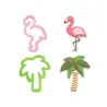 Cookie cutter set flamingo and palm tree 2 pieces