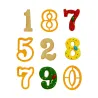 Cookie cutter set large numbers, 9-piece