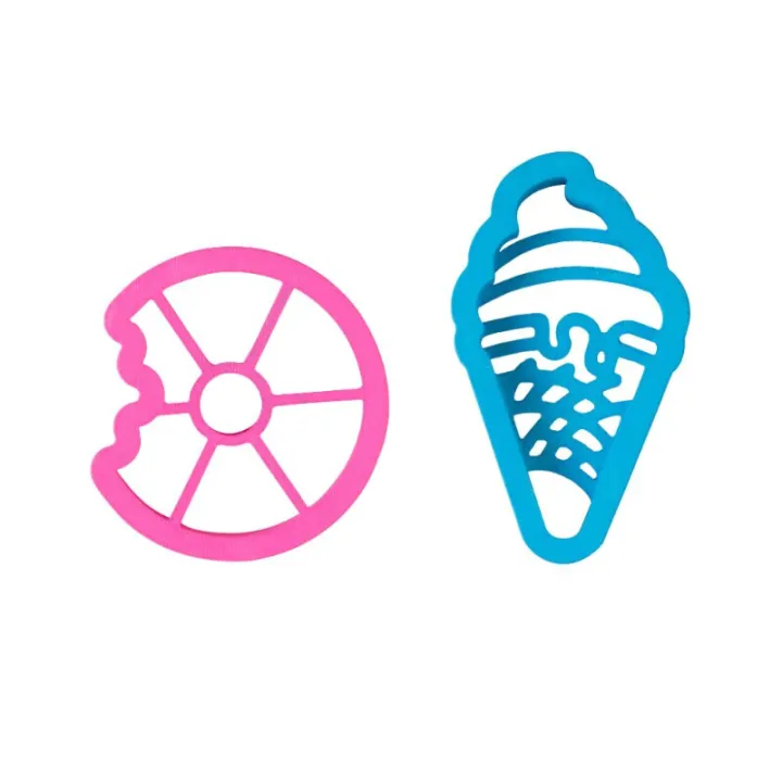 Set of 2 embossing donut and ice cream