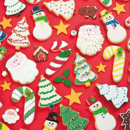 Christmas tree & snowman cookie cutter set, 2 pieces