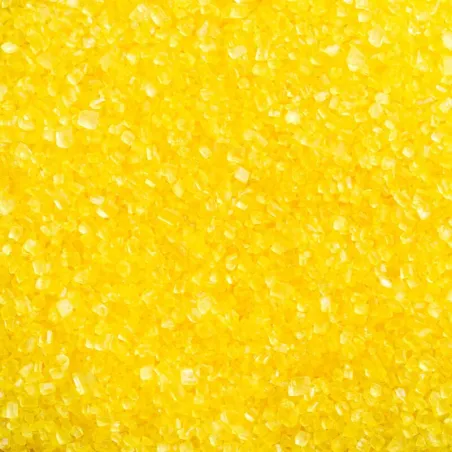Glitter sugar yellow, 100 g
