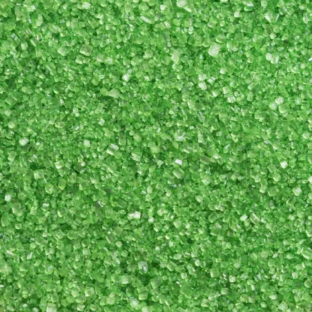 Zucchero glitterato verde, 100 g