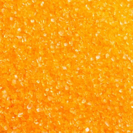 Orange glitter sugar, 100 g