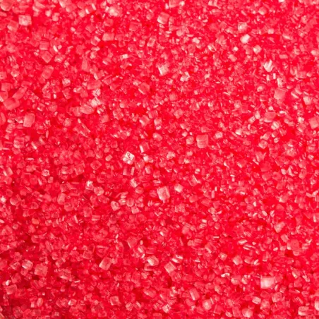 Sucre scintillant rouge, 100 g