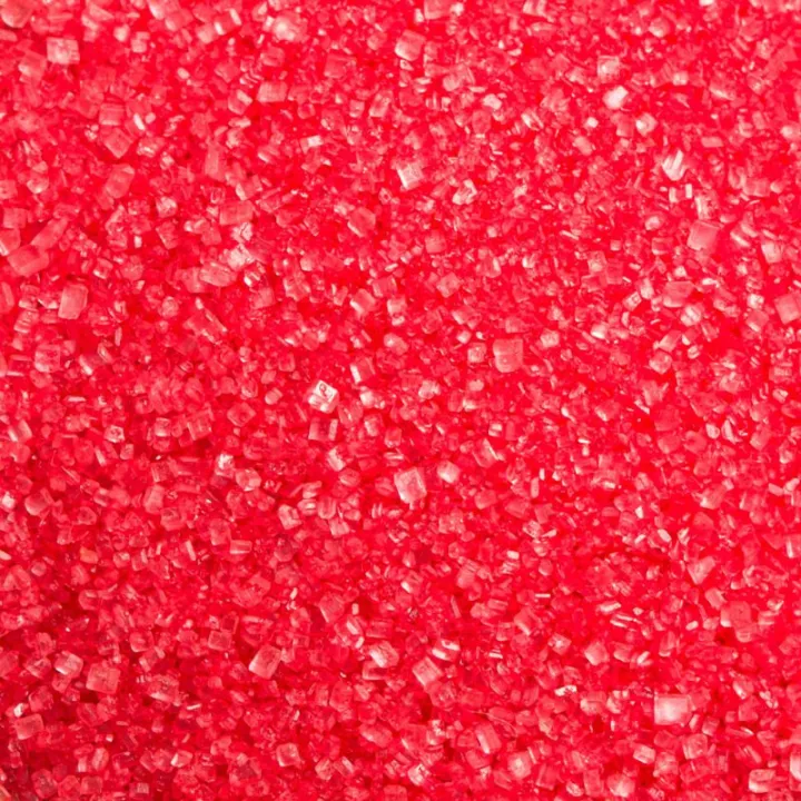 Glitter sugar red, 100 g
