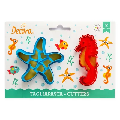Cookie Cutter Starfish e Seahorse 2 pezzi