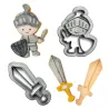 Präge- & Ausstecher Set Ritter und Schwert, 2-teilig