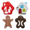 Set emporte-pièce maison et bonhomme pain d'épice 2 pièces