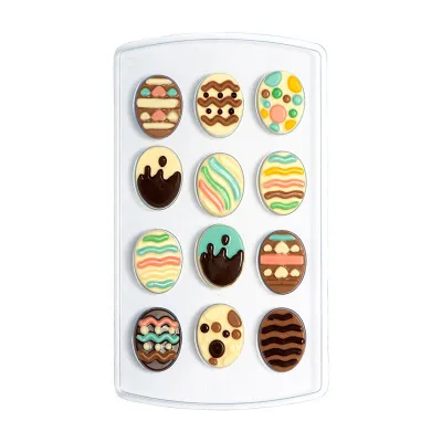 Chocolate mold Easter eggs set