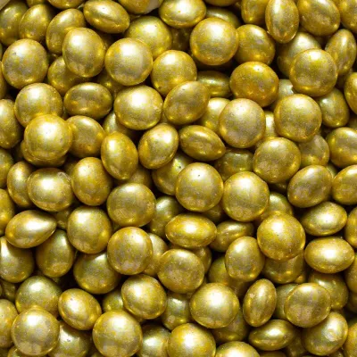 Lentilles de chocolat Mini Gold, 80 g