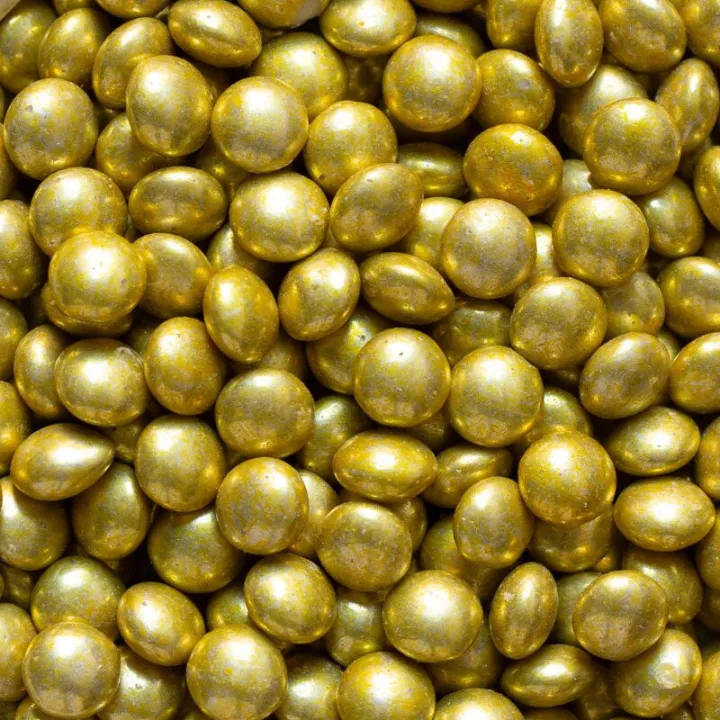 Lentilles de chocolat Mini Gold, 80 g