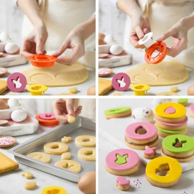 Mix and Match Easter cookie cutter set