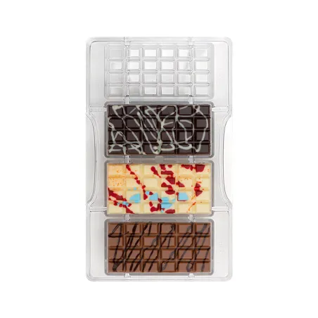 Stampo per tavoletta di cioccolato Classica Mini 4 pezzi