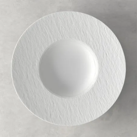 Piatto per pasta Manufacture Rock 28 cm, bianco di Villeroy & Boch