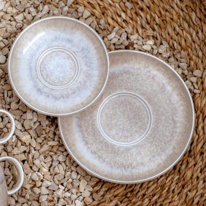 Perlemor Sand Kaffeeuntertasse, 16 cm, von Villeroy & Boch
