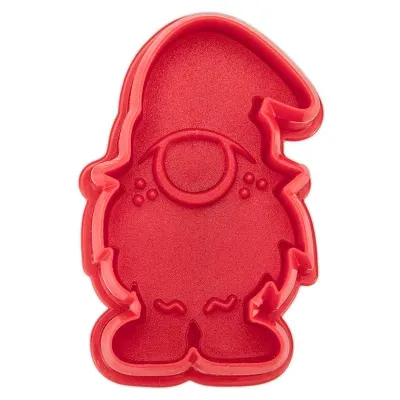 Embossing cookie cutter gnome