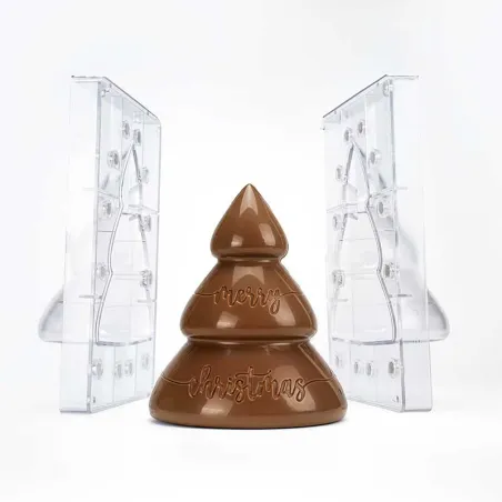 Stampo per cioccolato Pallina di Natale con fiocco di neve