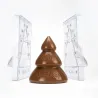 Schokoladenform Weihnachtskugel mit Schneeflocke