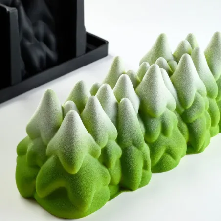 Moule en silicone Forêt de sapins