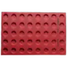 Perforierte Silikonmatte Rund ⌀ 4.8 cm für Tartes, Teigkörbchen und andere süsse oder salzige Gebäcke Deiner Wahl