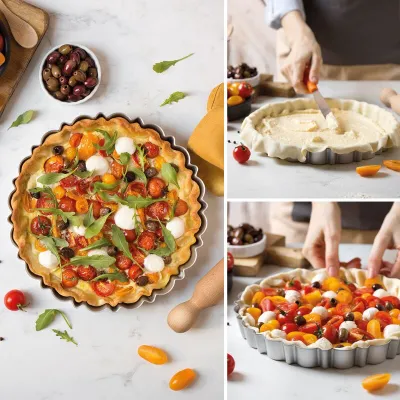 Tartes-Backform mit Hebeboden design Ø 30cm