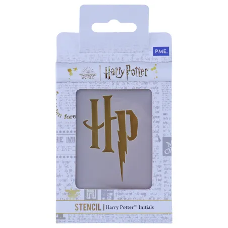 Lo stencil di Harry Potter con il logo HP evoca la magia sui dolci