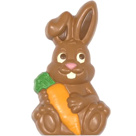 Chocolate mold bunny carrot