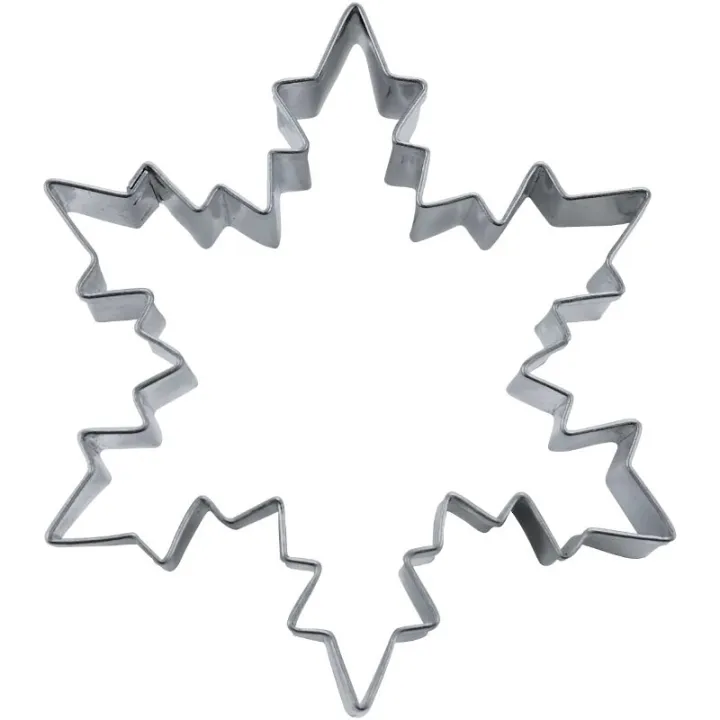 Ice crystal cookie cutter, 7 cm