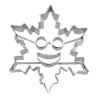 Emporte-pièce Cristal de glace avec visage