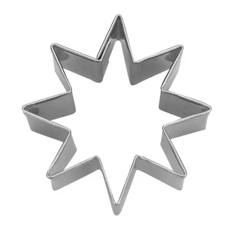 Cookie cutter star small, 8-pointed