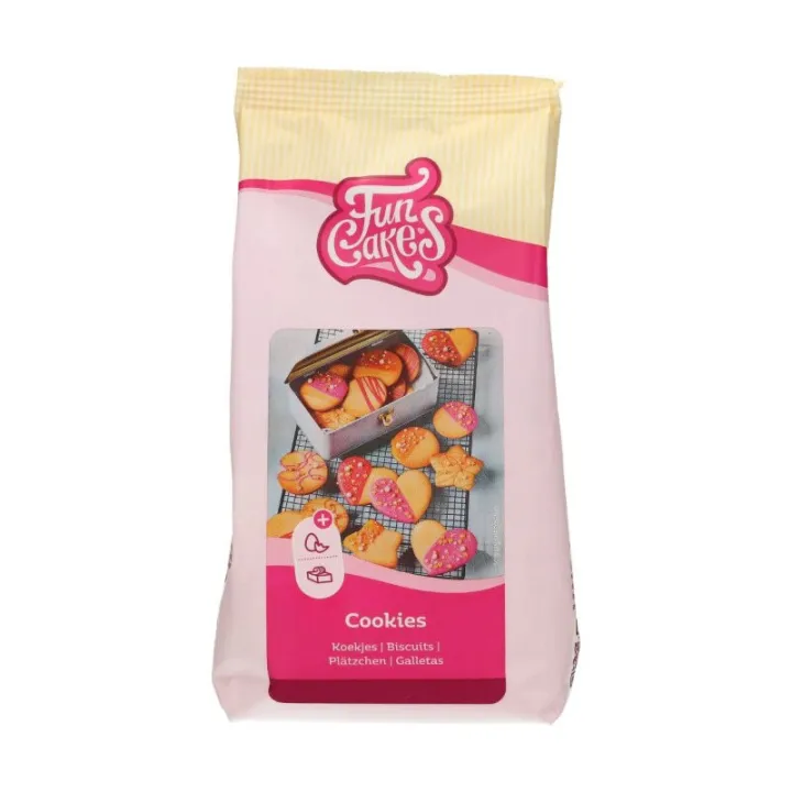 FunCakes Mix for cookies that are baked quickly.