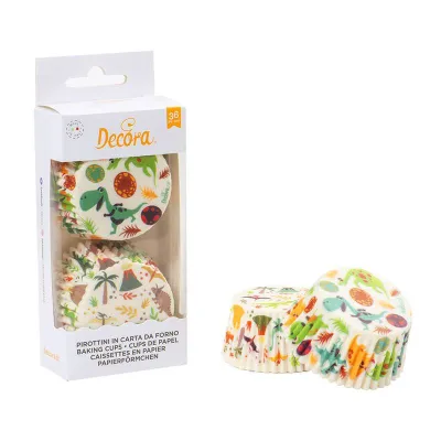 Dinosaurier Cupcake Förmchen , 36 Stück
