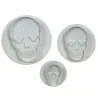 Ausstecher Set Totenkopf, 3-teilig