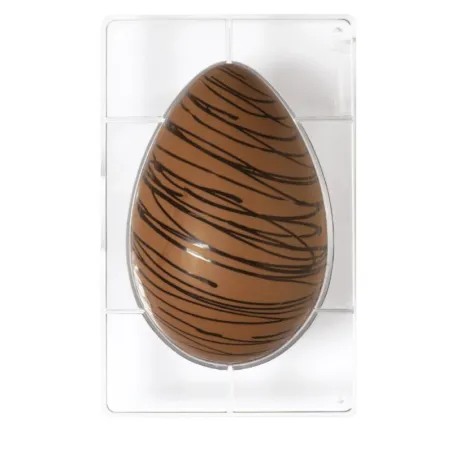 Chocolate egg mold, 23 x 16.3 x 8 cm