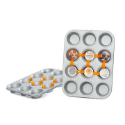 Decora Cupcakes Backform für 12 Cupcakes