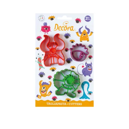 Tagliabiscotti Monster, 3 pezzi