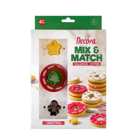 Mix and Match Christmas cookie cutter set