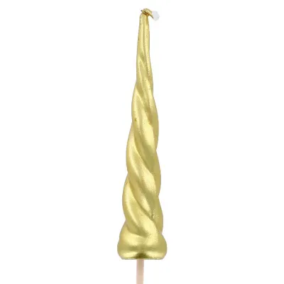 Einhorn-Horn Kerze, 10.5 cm