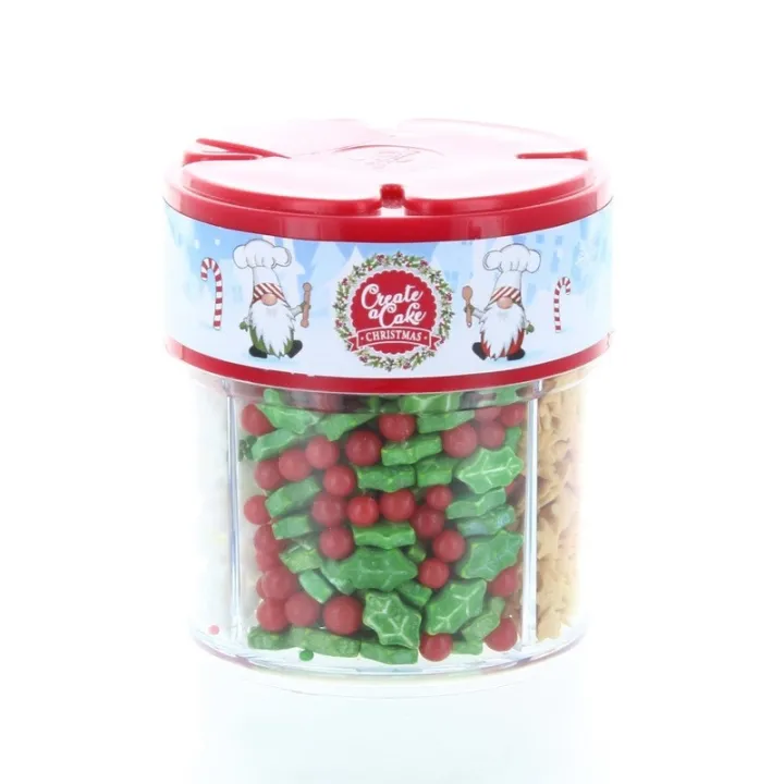 Streudekor Weihnachtsmix, 74 g