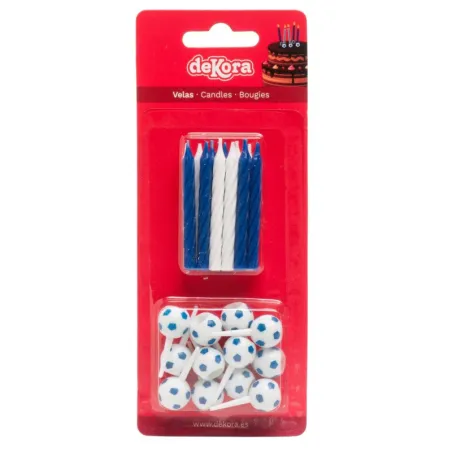 Candele per tifosi di calcio, 12 pezzi