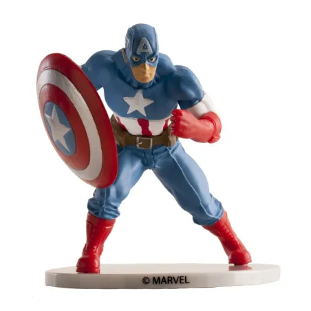 Cake topper Capitan America, 9 cm