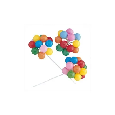 Cake Topper bunte Luftballons, 3 Stück